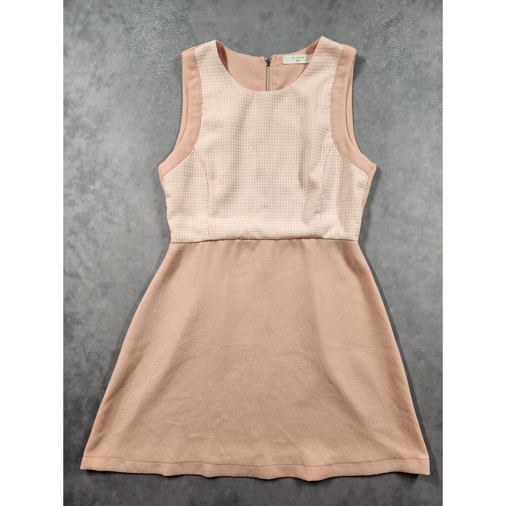 Anthropologie Elodie Dress Womens Size Medium Pastel Pink Above Knee Classic